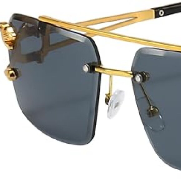 Gold woman's sunglasses - Picture 4 of 6